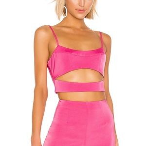 Pink crop top